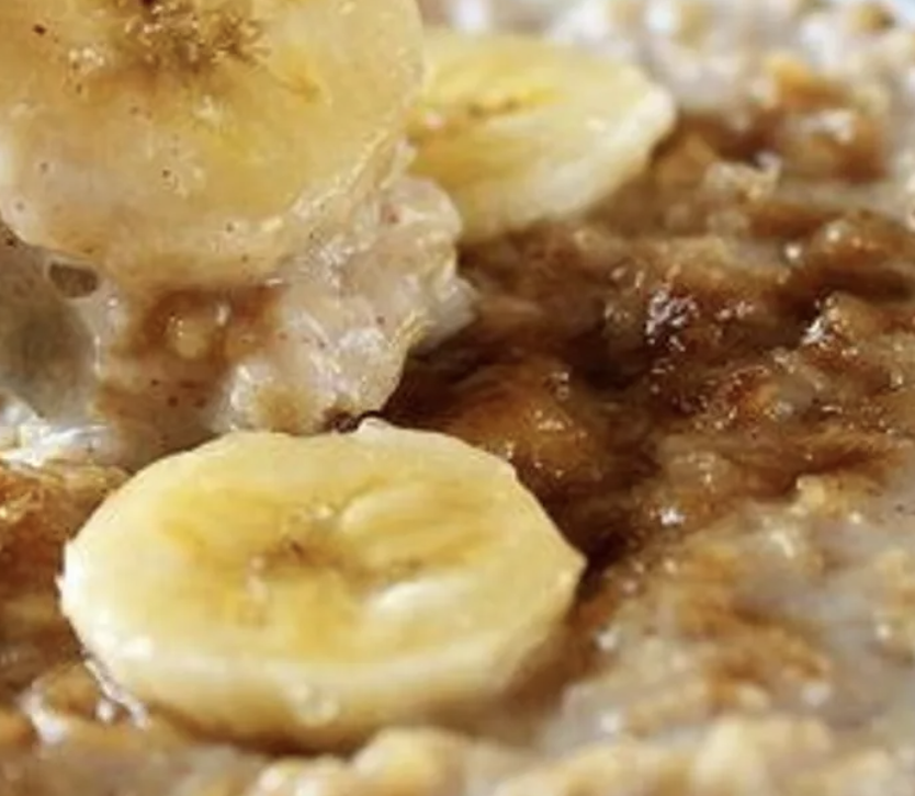 ข้าวโอ๊ตกล้วยถั่ว